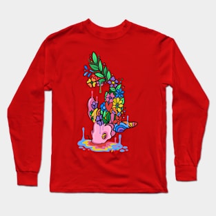 Floral Fish Long Sleeve T-Shirt